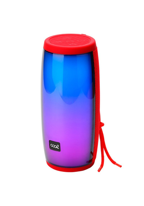 ALTAVOZ BLUETOOTH COOL LED ROJO