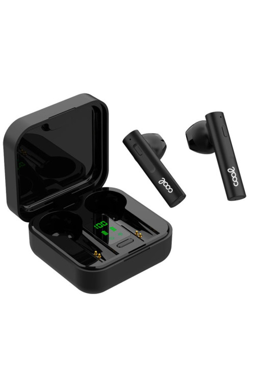 Auriculares Stereo Bluetooth Earbuds Inalámbricos TWS COOL Solar Negro