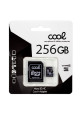 Tarjeta Memoria Micro SD con Adaptador x256 GB COOL (Clase 10)